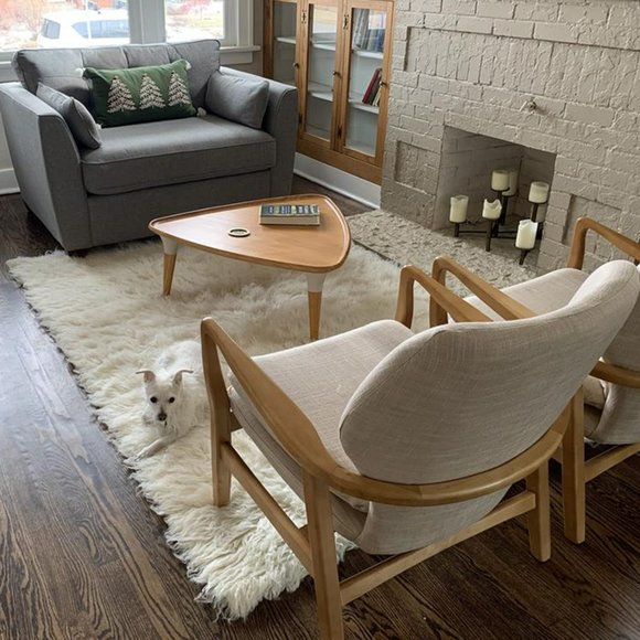 BEAUTIFUL 6x9 FLOKATI RUG | BRAND NEW | 100% WOOL | SOFT AND FLUFFY 3" PILE - Picture 3 of 7